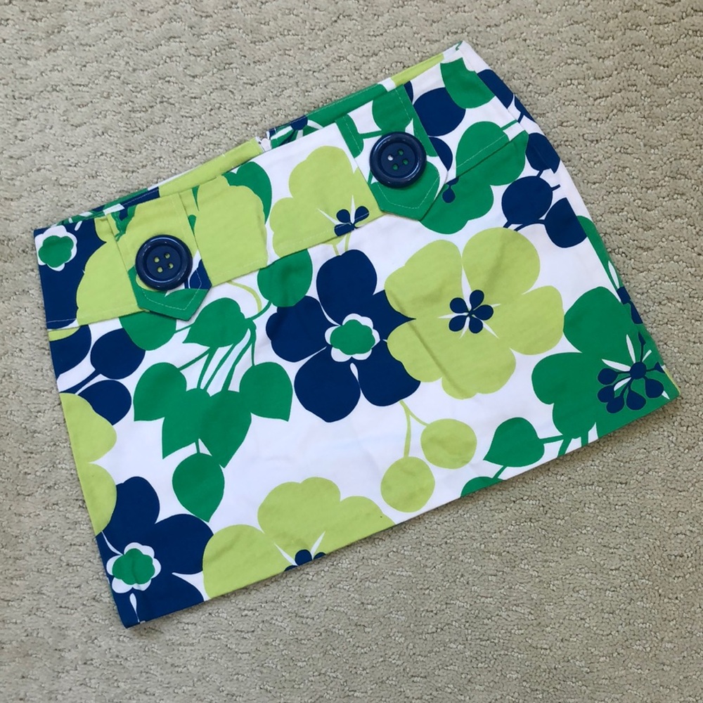 💙💚 Floral Printed Skirt.